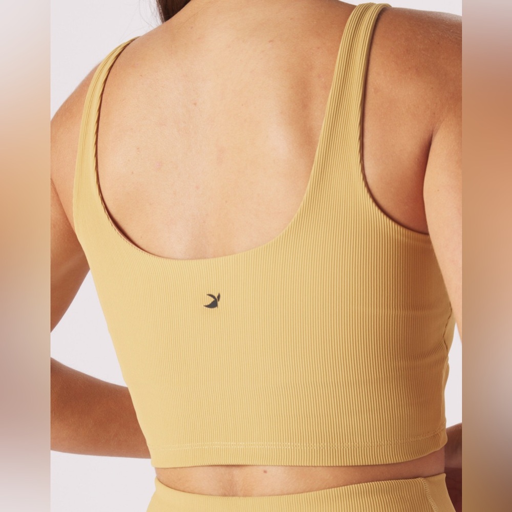 Glyder sculpt Tank bra in Dijon size small